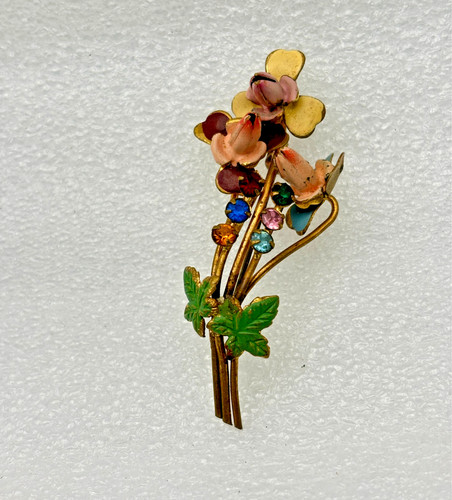 1940s azub rhinestone jeweled - 1940s,